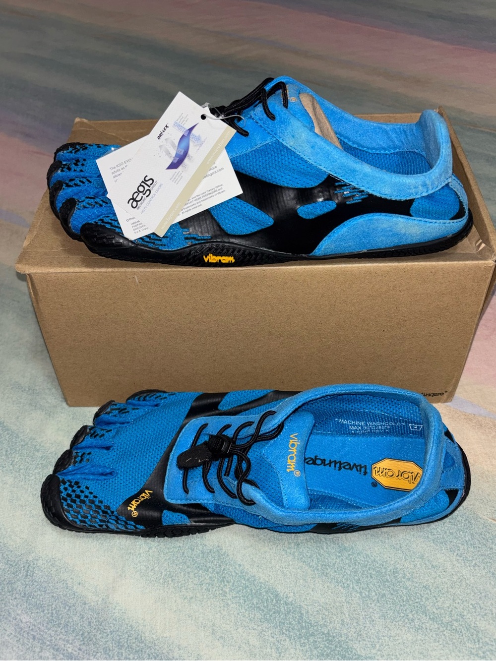 Vibram Five fingers KSO EVO shoes blue black